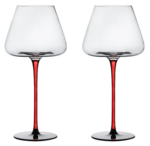 2 x Long Stem Wine Glasses Pack