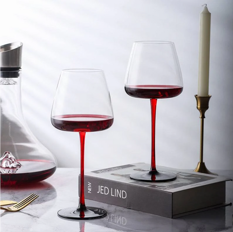 2 x Long Stem Wine Glasses Pack